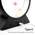 7 Estink Jelly Fish Lamp Aquarium Light, Color Changing RGB Round Jelly Fish Night Light Table Lamp for Home Office