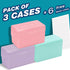 H4D 3x5, 3x5 3 Packs Index Card Holder Index Card Box Organizer Case, Flash Note Card Holder, (Pastel Colors)
