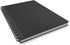 Binditek 200 Pack 12 Mil Polycover, Midweight Binding Covers, Lightly Textured Sand Finish, 8-1/2" x 11", Black