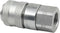 PD242 Series PD Steel Test Port Quick Coupler with Female Pipe Thread, 1/8" Body Size, 1.98" Length