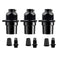 Phenolic Medium Base Light Socket with Push Switch, 3 Pack E26 Medium