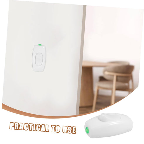 5Pcs ABOOFAN Compact Lamp Replacement Switches Convenient Inline Switch for Bedside Table Lamps Efficient Single