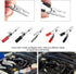 WMYCONGCONG 120 PCS Metal Alligator Clips, Electrical Test Clamps Assortment Kit with Plastic Hands, Red Black