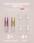 Four Candies 2PCS Refillable Retractable White Out Correction Tape with 4 Extra Refills, Mini Aesthetic Applicator