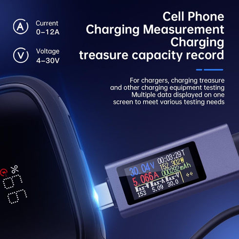 diymore USB C Power Meter Testers, Digital Multimeter, Voltage Current Tester USB Battery Checker