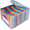 Pockets Expanding File Folder Organizer, Rainbow Multi Letter Size Accordion Document Holder for Home, Office, School