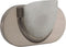RecPro RV 12V Wall Sconce Brushed Nickel with Frosted Sconce