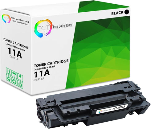 TCT Premium Compatible Toner Cartridge Replacement for HP 11A Q6511A Black, Works with HP Laserjet 2400 Series (6,000