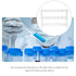 Plastic Test Tube Rack, Transparent 6 Slots Acrylic Tube Holder, Test Tube Stands for 10ML Test Tubes Chemistry