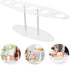 5-hole 3cm BESPORTBLE Ice Cream Cone Display Stand Acrylic Egg Cone Holder Diameter Ice Cream Rack for Kitchen Dining