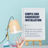 E27 Bulb Multi-Functional Lampshade Frame for Diy Wire Lamp Shade Stand Compatible with Table Lamps and Pendant Lights