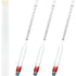 3 Pcs Glass Hydrometer Alcoholmeter 0-200 Proof, Digital for Distilling Moonshine Liquor