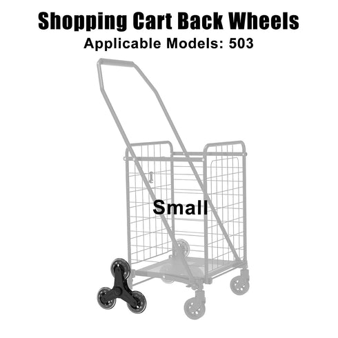 503 Stair Climber Shopping Cart Back Wheels