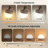JIOODICH. 2 Pack Bulbs Dimmable Bulb 3 Settings, 15 Bulb Rechargeable LED Light with Remote, Wireless Battery Operated