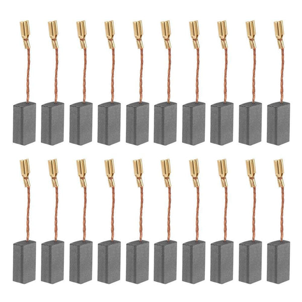 Carbon Brush, 20Pcs Replaceable Great Conductive Carbon Brush for Electric Motor Drill, 100 5*8*16mm