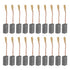 20pcs Replacement Carbon Brushes, Great Conductive Motor Carbon Brushes for Electric Motor Drill, 5x8x16mm