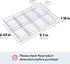 Carrotez Desk Drawer Organizer Tray, 8 Grid Stackable Clear Plastic Storage Organizer for Office Supplies