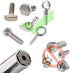 Universal Socket Wrench, Self-adjusting Socket Fits 1/4''-3/4'' (7-19mm) with Ratchet Wrench Adapter, 2Pcs Extension
