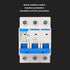 3 Pole 80A Miniature Circuit Breaker, Disconnecting Switch, DIN Rail Mount for Electrical Safety