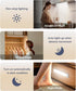 2200mAh Closet Dimmable Counter Kitchen(2 Pack) Under Cabinet Lighting, LED Motion Sensor Light Indoor, USB