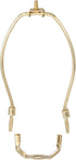 B&P Lamp Small 6-1/2 Inch Regular Weight Lamp Shade Harp Holder for