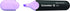 Schneider Job Pastel Highlighter, Chisel Tip 1 + 5 mm, Black Barrel, Lavender Ink, Box of 10 Highlighters (1528) -