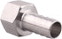DERNORD 3/4" Barbed Hose x 3/4" NPT Female Home Brew Fitting, 304 Stainless Steel, Pack of 2