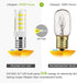 DiCUNO E17 LED Bulb, 2-Pack, 4W 400lm, Daylight White 6000K, Non-Dimmable, 40W Equivalent Replacement for Microwave &