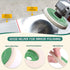 Keadic 13Pcs Wool Felt Polishing Wheel Disc Kit, 100mm×8mm for 4" Angle Grinder, Buffing & Polishing Compounds