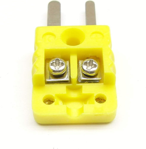 Mini K-Type Thermocouple Wire Connector, Set of 10 Male Plugs