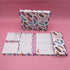 Nicepaper Cute Weekly Organizer Self-Stick Notes, Pastel Memo Pad Set with Feather Shapes, Perfect for Weekly Note