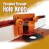 O'SKOOL T-Track Knob Kit with 5/16-18 Knobs, T-Bolts, and Washers for Woodworking Jigs and Fixtures, 10 Pack