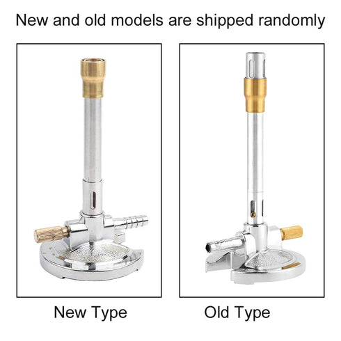 1Pcs Micro Single Tube Bunsen Burner Gas Light, Flame Stabilizer and Gas Regulator for Liquid Lab Heating Equipment