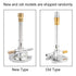 1Pcs Micro Single Tube Bunsen Burner Gas Light, Flame Stabilizer and Gas Regulator for Liquid Lab Heating Equipment