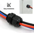12 Pcs 3/4" Black NPT Cable Glands, IP68 Waterproof Connectors for Electrical Box, Nylon Cord Grip