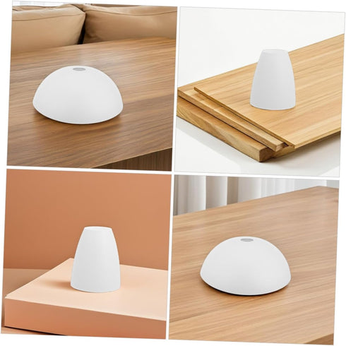 2pcs Luxshiny Plastic Lamp Shades for Table and Floor Lamps Easy to Install and Remove Soft Light Diffusion Versatile