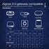 GLEDOPTO 3.0 Dimmable ZigBee LED Strip Controller RGB+CCT Mix Compatible with SmartThings Amazon Echo Plus App/Voice