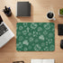 Generic 15.7"x11.8" St Patricks Day Green Clovers Desk Mat Multifunctional Deskpad, Waterproof Tapete para Escritorio