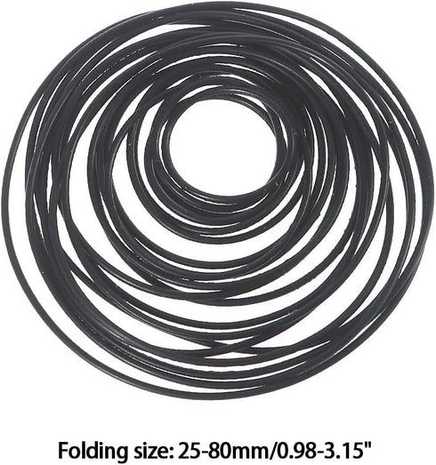 BOGEEL 20Pcs 1X1mm Silicone Rubber Band Pulley Transmission Engine Round Beslts Tape Toy Module Car Motor Stretch