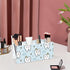 Ainavmxzs 4 Cute Cartoon Tooth Crown Acrylic Makeup Brush Holder With Compartments Hair Product Organizer Pen Holder