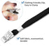 Marspark 200 Pcs Black Name Tag Lanyards with ID Holder, Resealable Flat Neck Lanyards for School Office Supplies