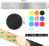 Magnetic Bulletin Strips 5PCS Self Adhesive Frameless Stainless Iron Bulletin Board Bar with 10 Magnetic Buttons for Memo Photo Notes Office School Home by LAOJU