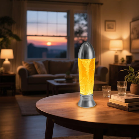 10.5" YAKii Tornado Lamp LED Color Changing Table Lamp,Tornado Maker Science Toy, Battery/USB Cable Operated,Christmas