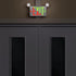 RP Lighting + Fans Pike Dual Color LED Exit Sign with Self-Diagnostic Option - White
