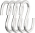 Axe Sickle 304 Stainless Steel 3 Inch S Hooks - Heavy Duty Hanging Hook for Utility Use, Loads up to 550 lbs, 4 Pcs