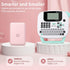 JADENS Label Maker Machine with Tape, Portable Bluetooth Label Printer for Storage, Light Pink