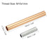 MECCANIXITY 3.94" 4 Set Threaded Extension Rod, Lamp Pipe with Connector Light Fixture for Pendant Light Island