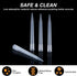 FOUR E'S SCIENTIFIC 5mL Pipette Tips - Transparent Liquid Micropipette Tips 100pcs, Autoclavable