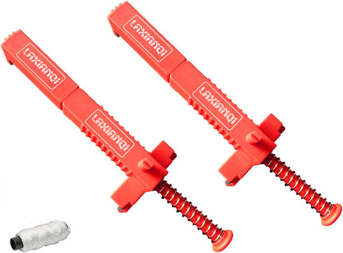 LXQ 5.9-7.1 Inch Extended Upgrade Brick Line Clips - Line Runners Sold in Pairs, Orange