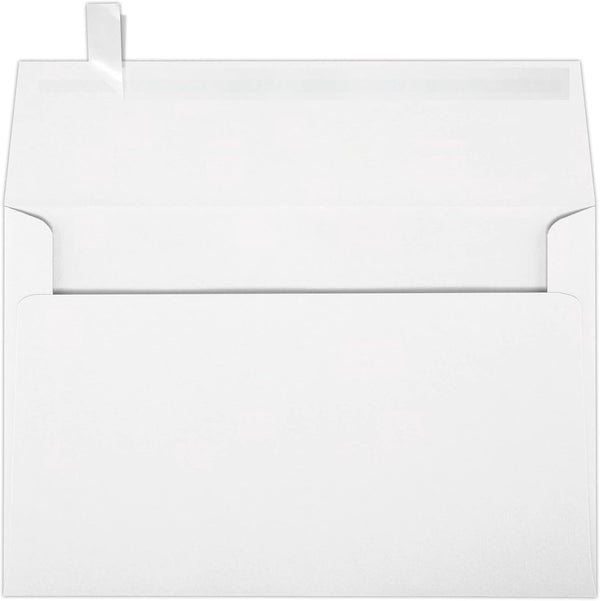LUXPaper A9 Invitation Envelopes | Peel & Press | 5 3/4" x 8 3/4" | White | 24lb. Text | 50 Qty